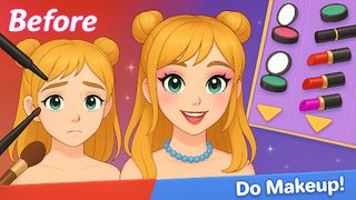 Doll makeover dress up game - Screenshot 2