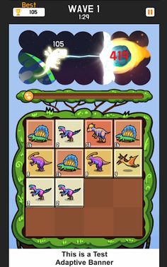 Dino vs Meteor 2048 - Screenshot 3