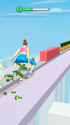 Twerk Smash Runner Booty Games - Screenshot 1