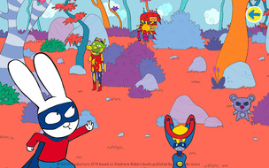 Simon Super Rabbit Vs Pr. Wolf - Screenshot 2