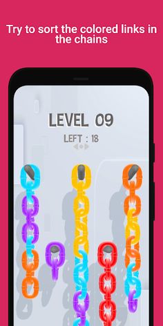 Sort Chain Color Link Puzzle - Screenshot 3