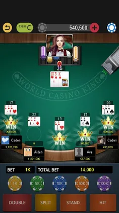 World Blackjack King - Screenshot 2