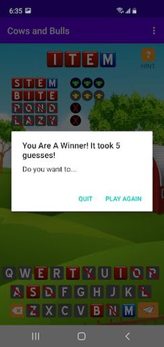 Cows and Bulls - Screenshot 3