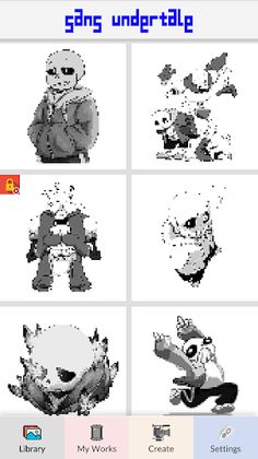 Sans Undertale Pixel Number - Screenshot 1