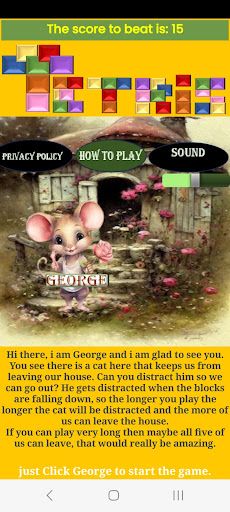 Tetris The mouse house - Screenshot 1