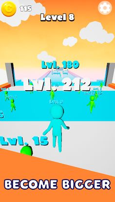 Size Man - Scale Up Run Game - Screenshot 2