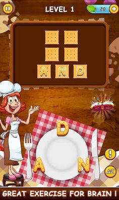 Word Search Game with Biscuits - Screenshot 2