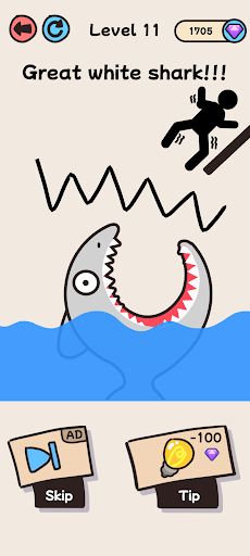 Draw To Save: Stickman Puzzle - Screenshot 1