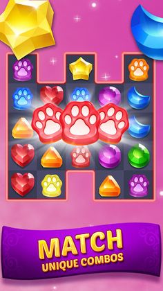 Genies & Gems - Match 3 Game - Screenshot 1