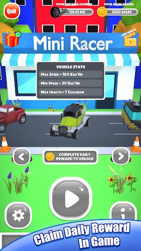 Mini Racer: Endless Car Racing - Screenshot 1