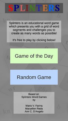 Splinters - Screenshot 1