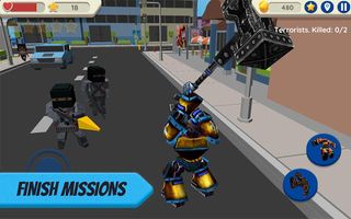 Robot Hero: City Simulator 3D - Screenshot 1