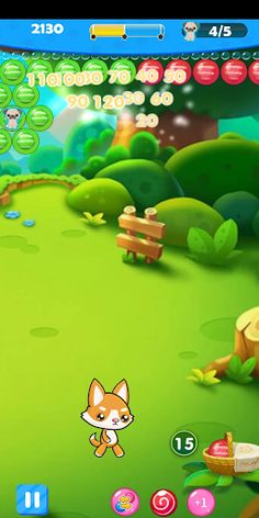 fox bubble shooter - Screenshot 4