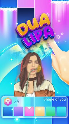 Dua Lipa Piano Tiles - Screenshot 2