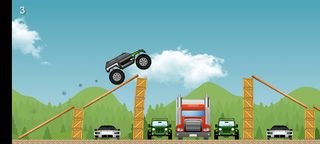 Monster Truck Racing Hill Game - Screenshot 1