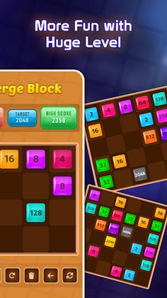 Merge Number Puzzle Game- 2048 - Screenshot 2