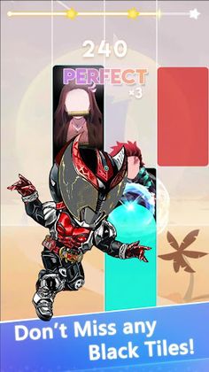 Kamen Rider Piano Tiles - Screenshot 4