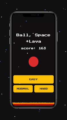 Ball, Space +Lava - Screenshot 1