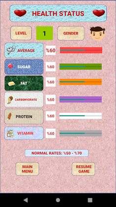 My Healthy Life - Screenshot 2
