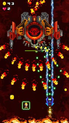 Retro Space War: Shooter Game - Screenshot 2
