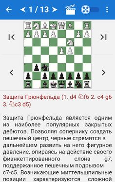Chess Tactics in Grünfeld Def. - Screenshot 1