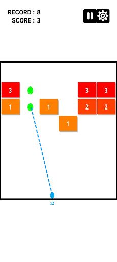 Ballz clone - bricks breaker - Screenshot 2