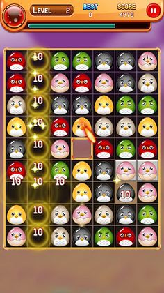 Candy Birds Match 3 - Screenshot 3