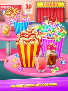 Popcorn Maker - Rainbow Food - Screenshot 1