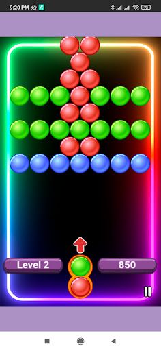 Glow Bubble Shooter - Screenshot 2