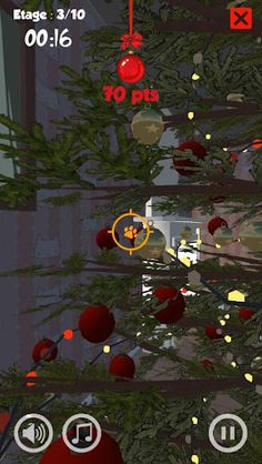Cat Christmas tree Carnage - Screenshot 4