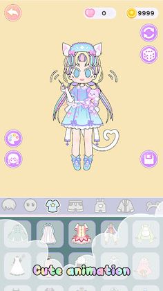 DIY Anime Doll: Dress Up Game - Screenshot 3