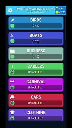 SpareTime™ Wordy Search™ - Screenshot 1