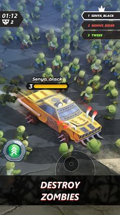 Hit zombie with car: roadkill - Screenshot 1