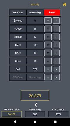 MB Poker Calculator - Screenshot 2