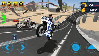 Police Stunt Bike Simulator - Screenshot 1