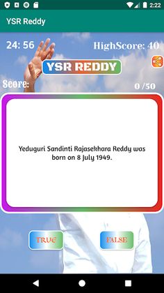 YSR Reddy Quiz - Screenshot 3