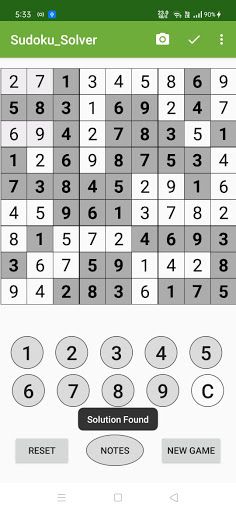 Sudoku Solver - Screenshot 2