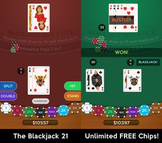 The Blackjack 21 - Card Game - Screenshot 1