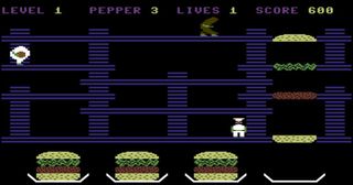 C64 Burger Time - Screenshot 2