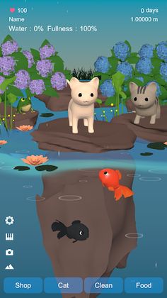 Goldfish & Cat Simulator - Screenshot 2