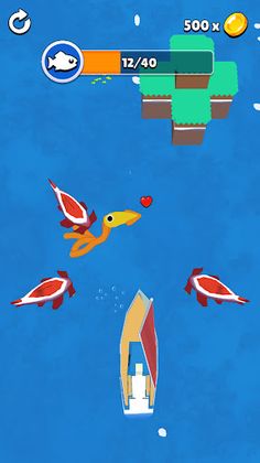 Squid Fishing Game - Screenshot 4