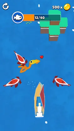 Squid Fishing Game - Screenshot 4