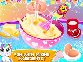 Unicorn Cake Baking Girl Games - Screenshot 2