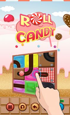 Roll the Sweet Candy Ball - Screenshot 1