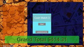 Cash Match 3 - Screenshot 1