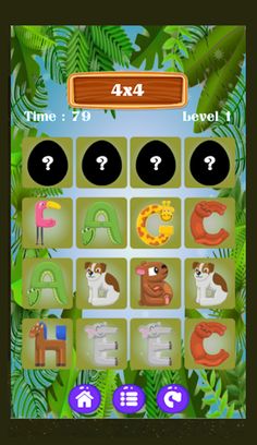Animal Alphabet Memory Game - Screenshot 3