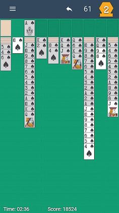Spider Solitaire One Suit - Screenshot 1