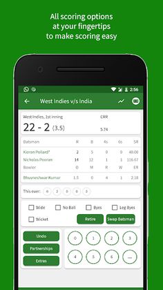 Cricket Scorer - Screenshot 2
