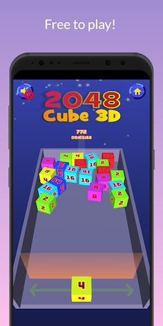 2048 Cube 3d - Screenshot 2