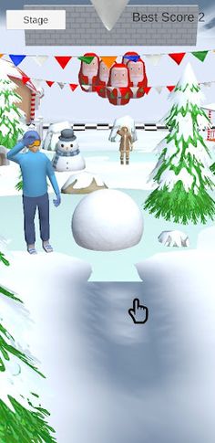 Snow Bowling - Screenshot 4